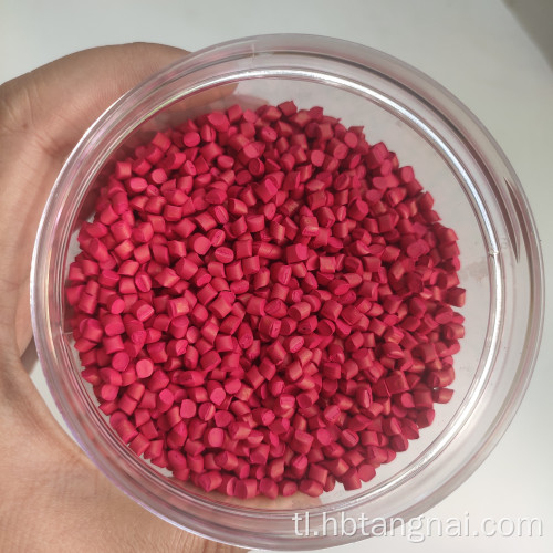 Mataas na grade pink masterbatch color granules para sa plastik